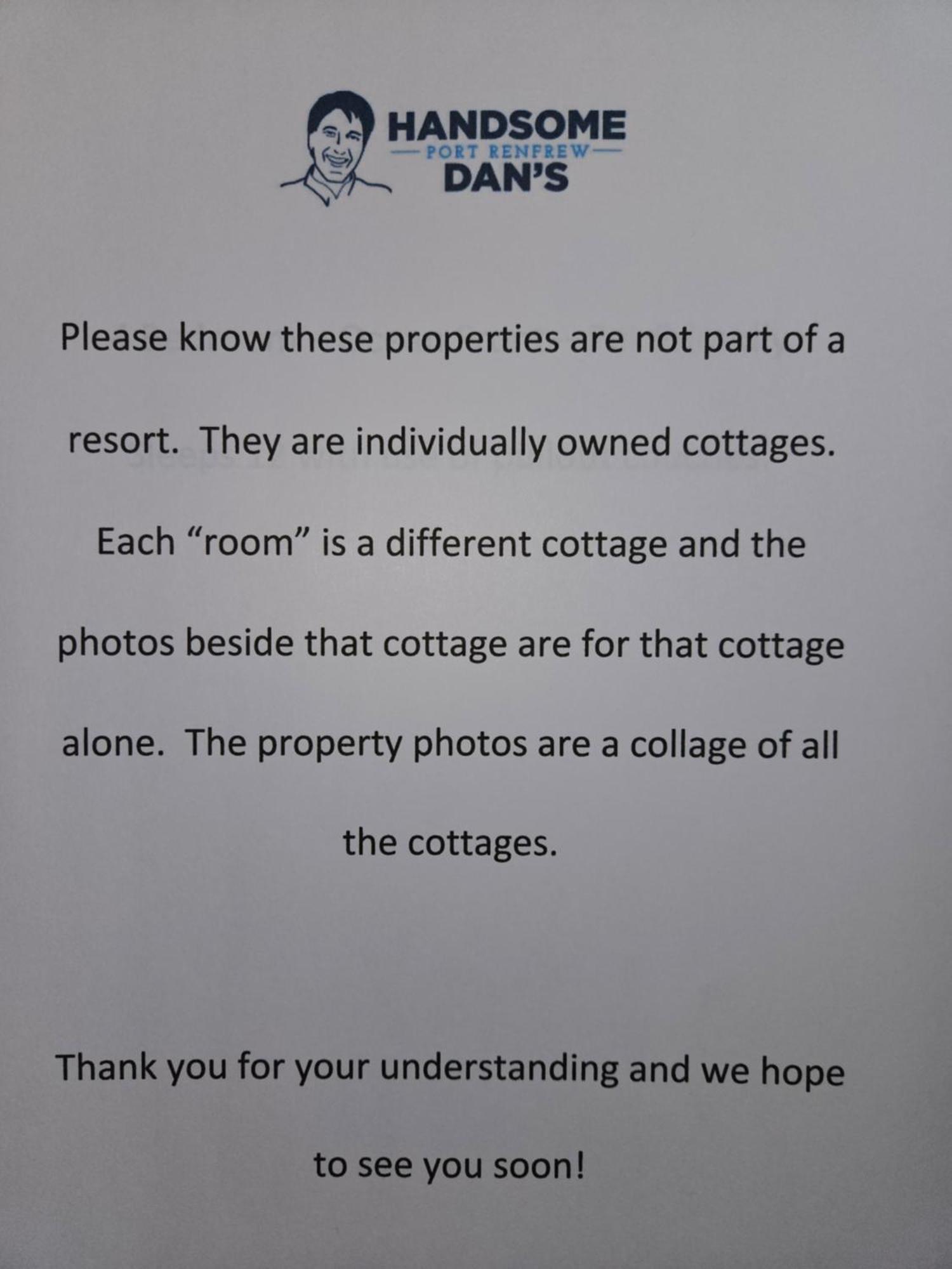 Handsome Dan'S Vacation Cottage Rentals Port Renfrew Dış mekan fotoğraf